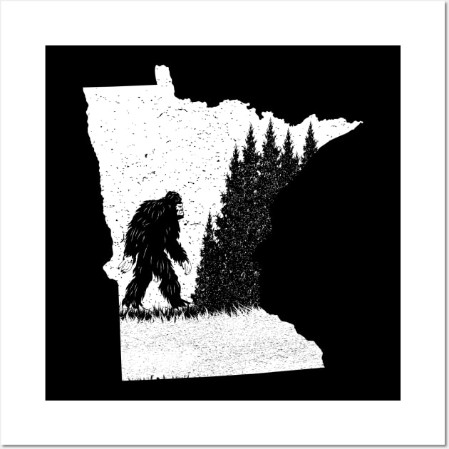 Minnesota Bigfoot Wall Art by Tesszero